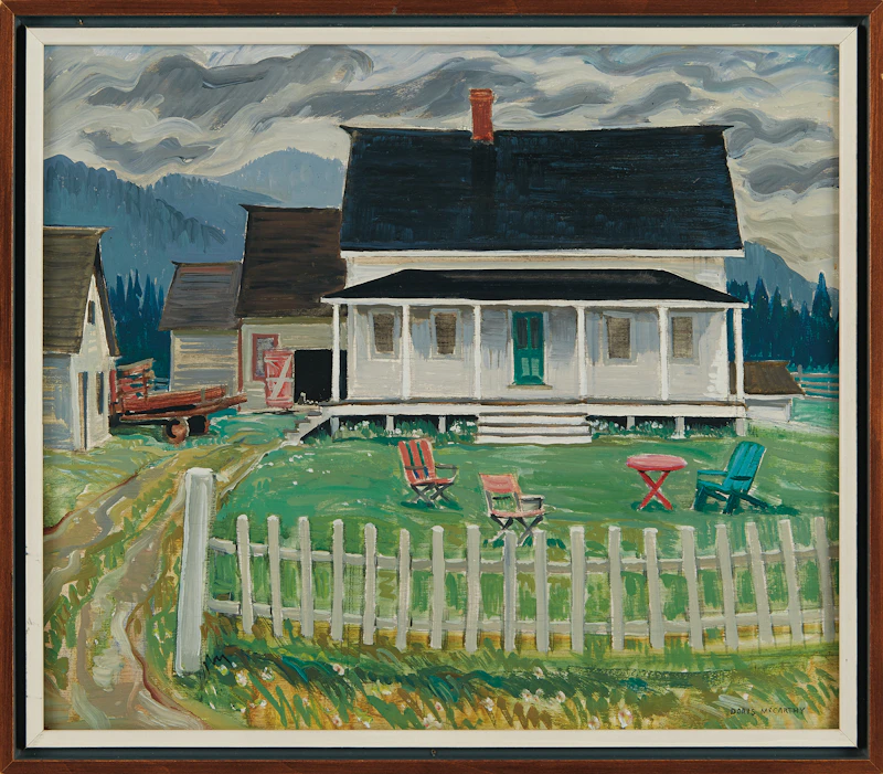 Doris Jean McCarthy, WM Jean’s House at Corner of the Beach, oil on board, 1952 - view 2