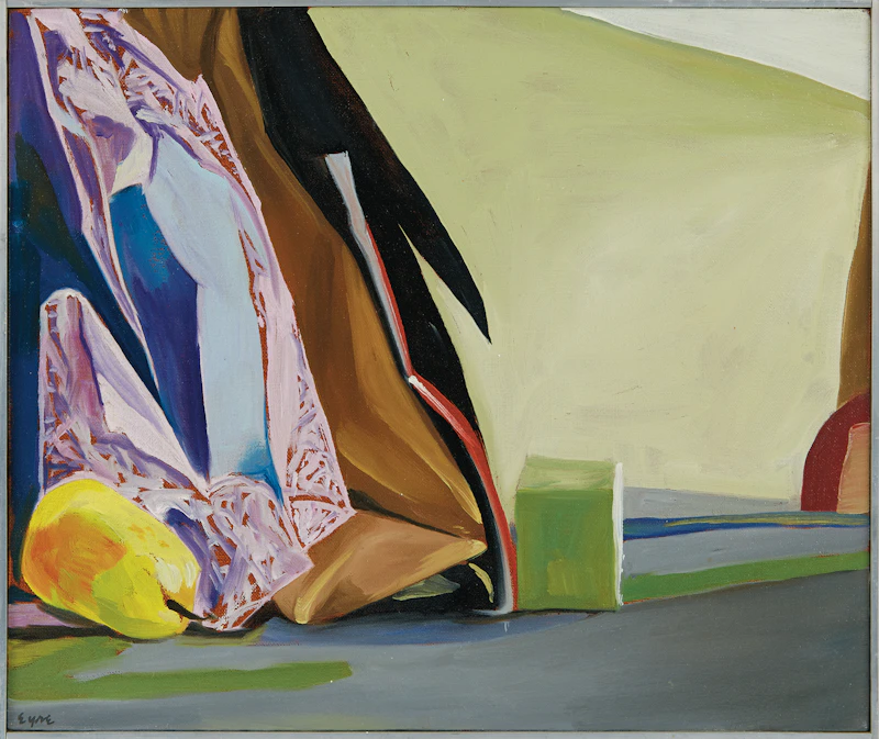 Ivan Kenneth Eyre, Pair Left Slice (Studio Still Life), acrylic on canvas, 1971 - view 2