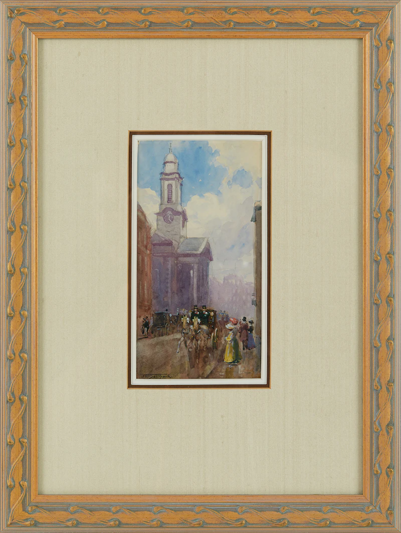 Frederic Marlett Bell-Smith, St. George’s Hanover Square, watercolour, 1908 - view 2