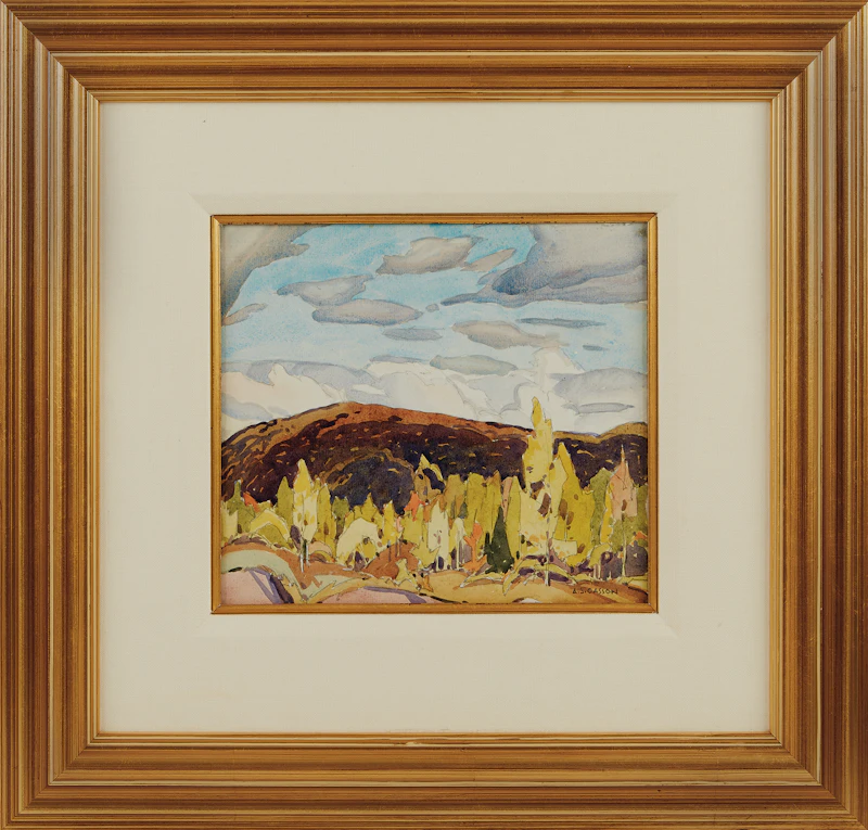 Alfred Joseph Casson, Credit Forks (1928), watercolour, 1928 - view 2