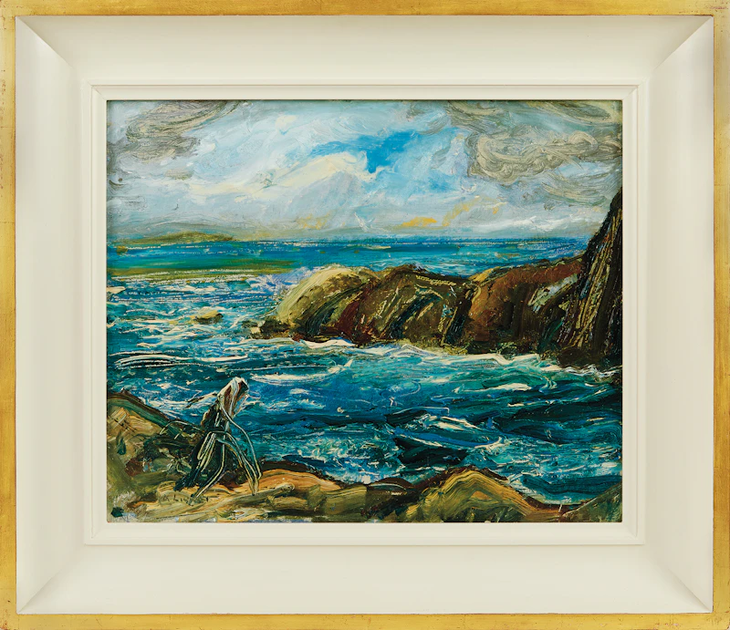 Arthur Lismer, Seascape, oil on board - view 2