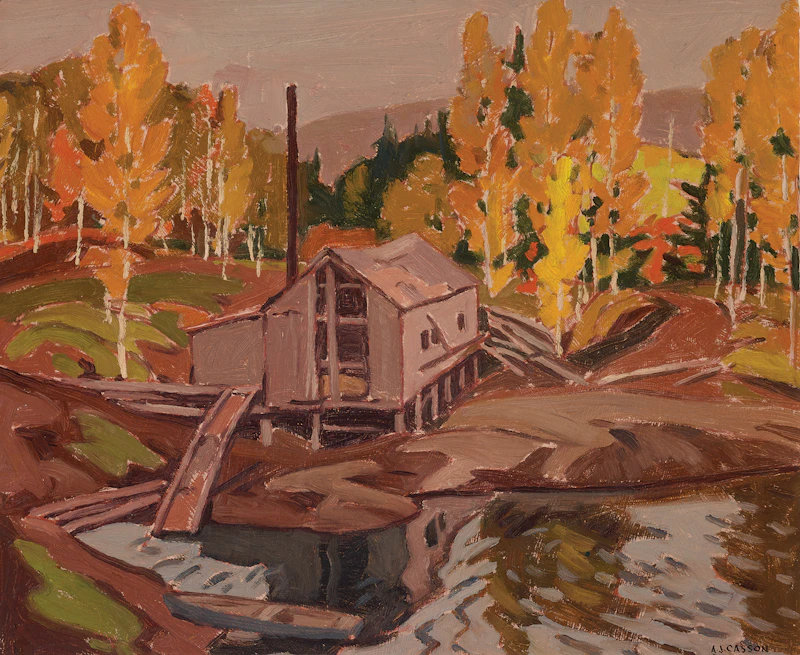Alfred Joseph Casson, Lumber Mill, 1935