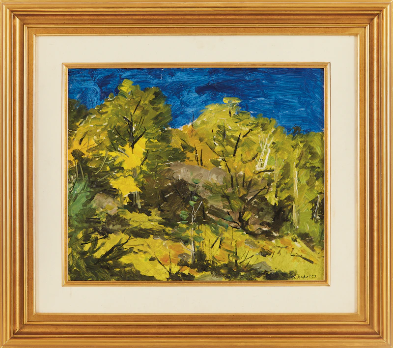 William Goodridge Roberts, Summer Landscape, oil on board - view 2