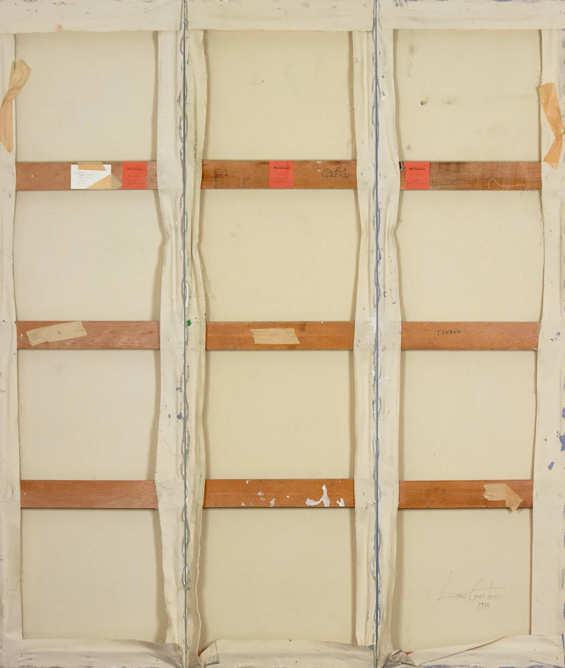 Louis Comtois, Tukana, acrylic on canvas, 1975 - view 2