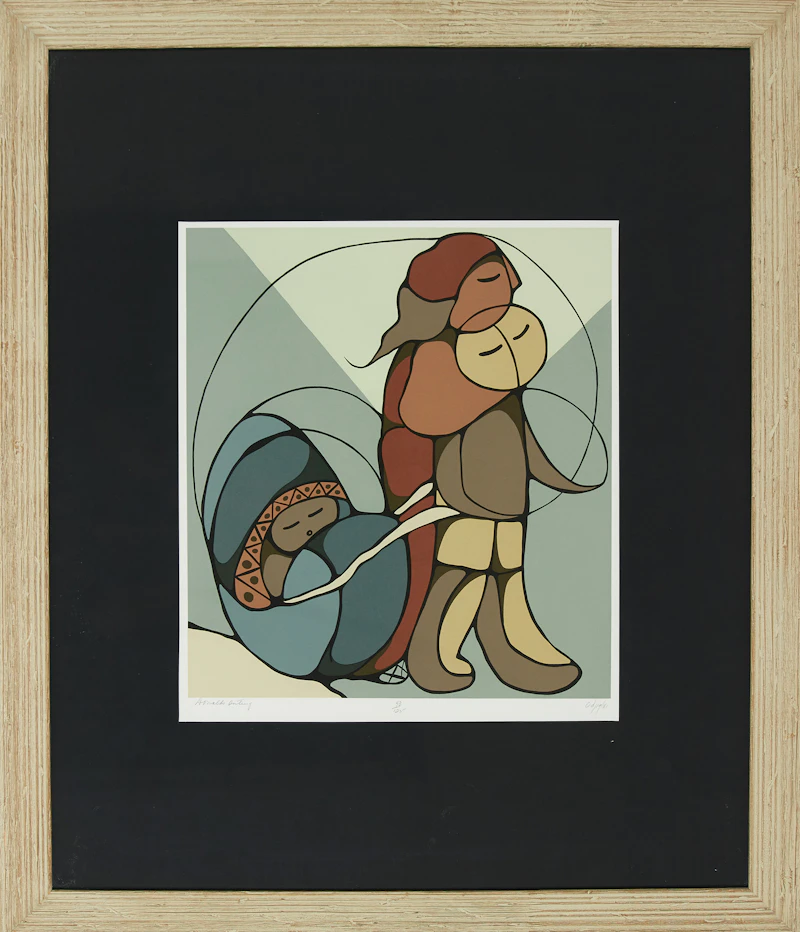Daphne Odjig, Donald’s Outing, colour serigraph, 1981 - view 2