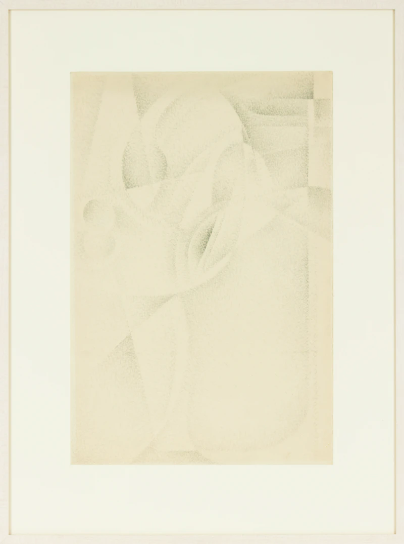 Lionel LeMoine FitzGerald, Abstract Still Life, graphite on paper - view 2