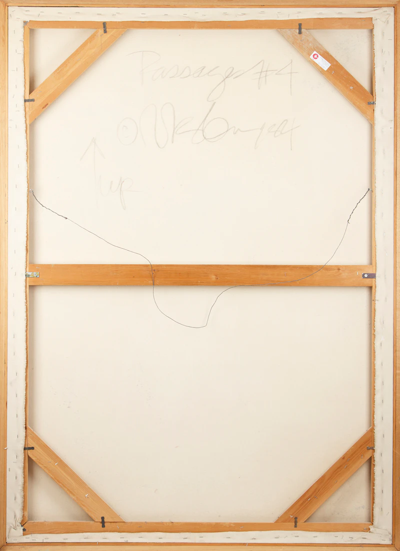 Charles Rolston, Passages #4, acrylic on canvas, 1984 - view 3
