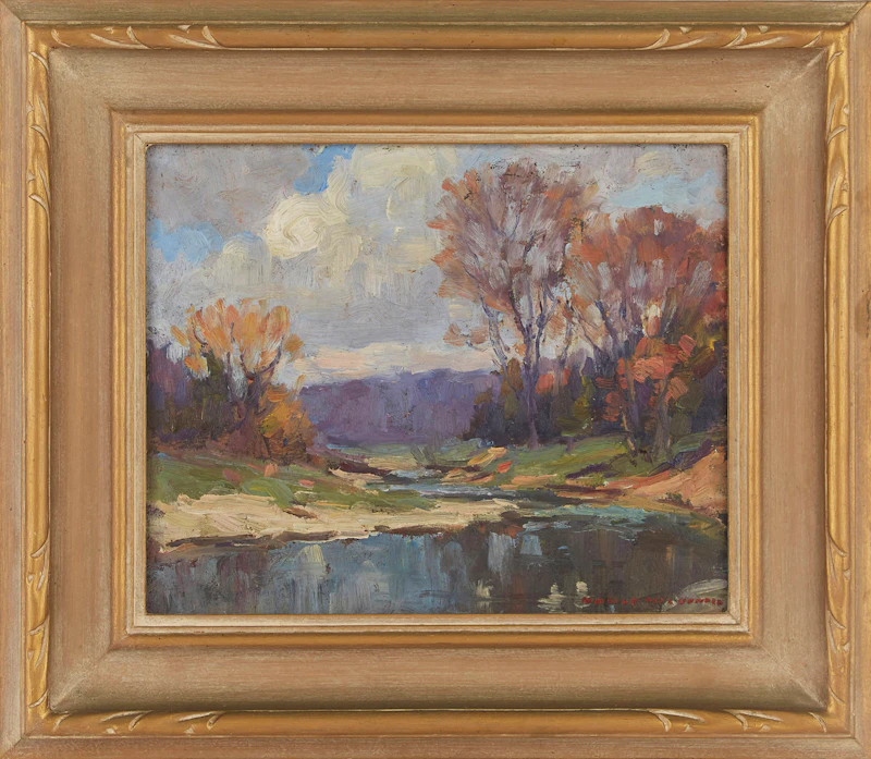 Manly Edward MacDonald, Spring Landscape, oil on board - view 2