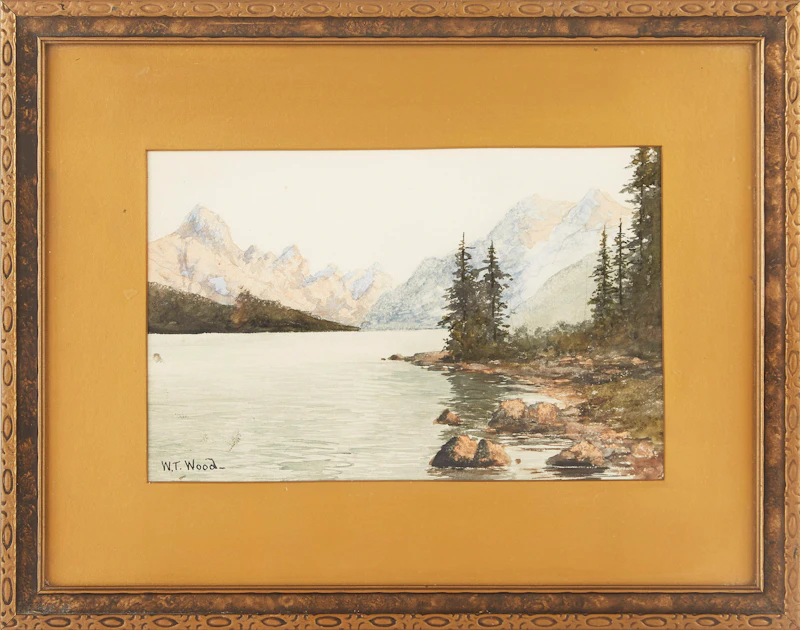 W.T. Wood, Mountain Landscape, watercolour - view 2