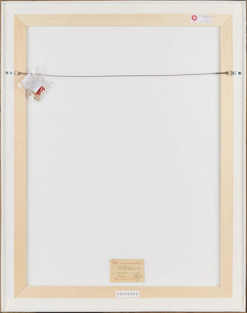 Donald Jarvis, Red Bird Variation (I), ink and watercolour, 1979 - view 3