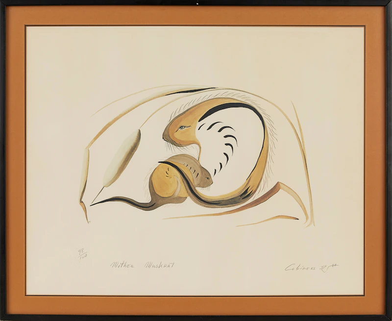 Eddy Cobiness, Mother Muskrat, serigraph, 1979 - view 2