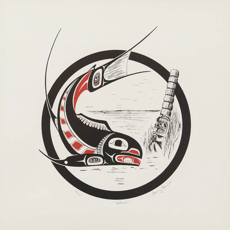 Danny Dennis, Seal; Salmon, colour serigraphs - view 4