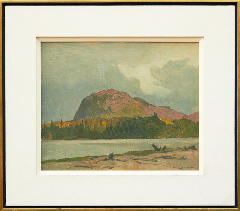 Alfred Joseph Casson, Sombre Day, Lake of Bays, oil on board, 1979 - view 3