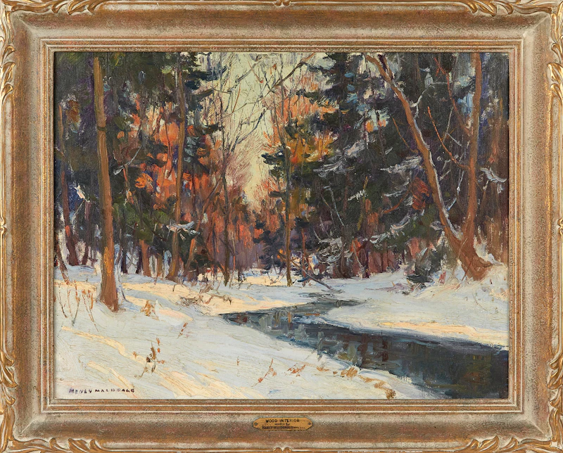 Manly Edward MacDonald, Wood Interior - Humber Bay, oil on canvas - view 2