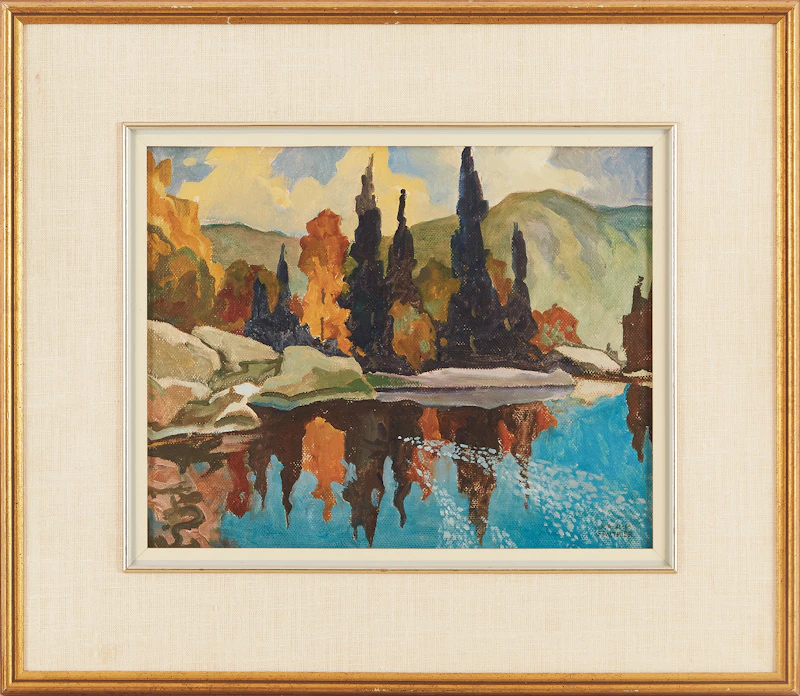 Joachim George Gauthier, Spruce Point, Haliburton, oil on board - view 2