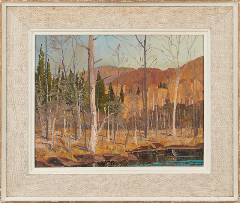 Joachim George Gauthier, Swamp in Haliburton, oil on panel - view 2
