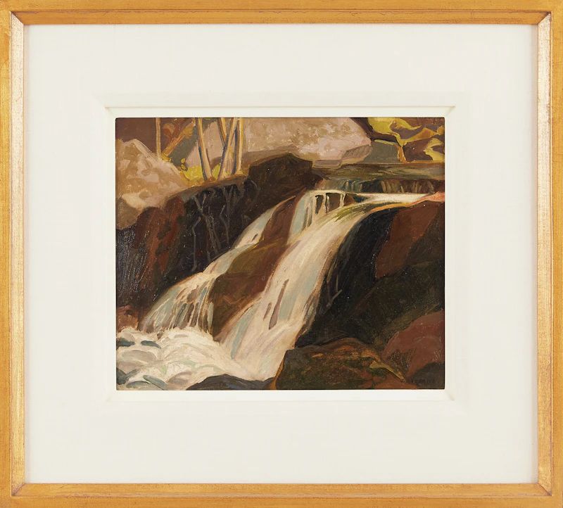 Joachim George Gauthier, Landscape, oil on canvas - view 2