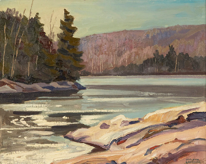 November Freeze-up, Lake Kushog by Joachim George Gauthier
