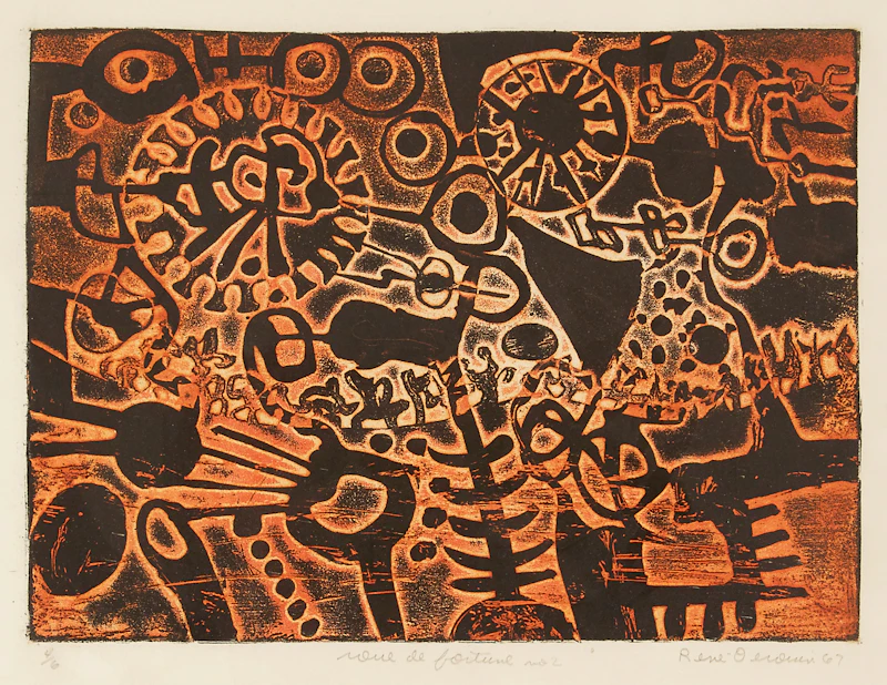 Roue de fortune no. 2 by René Derouin