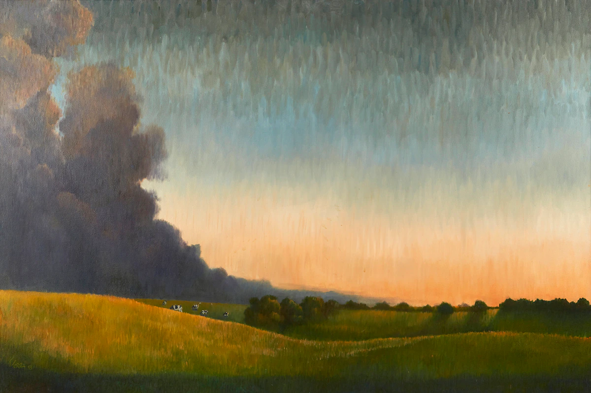 Terrance Torra, Passing Storm, oil on canvas, 1998