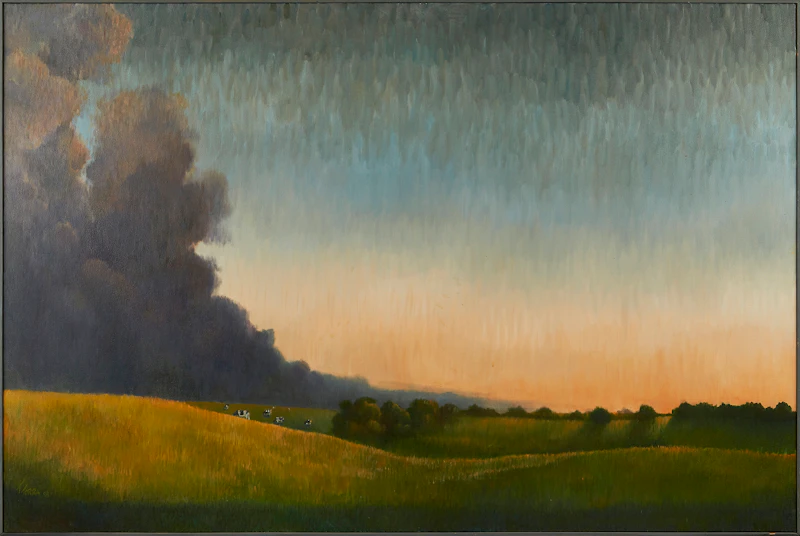Terrance Torra, Passing Storm, oil on canvas, 1998 - view 2
