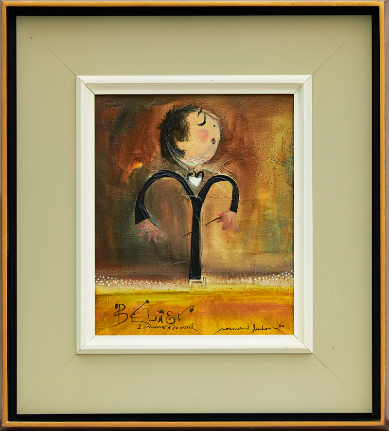 Normand Hudon, Le Bélier, oil on canvas, 1980 - view 2
