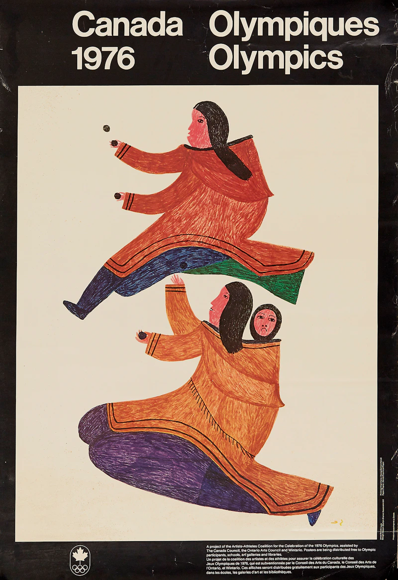 Pierre Ayot; Lucy; Michael Snow; Ken Lochhead; Jacques Hurtubise; Jean McEwen; Claude Tousignant, 1976 Canadian Olympic Posters, eight posters, 1976 - view 7