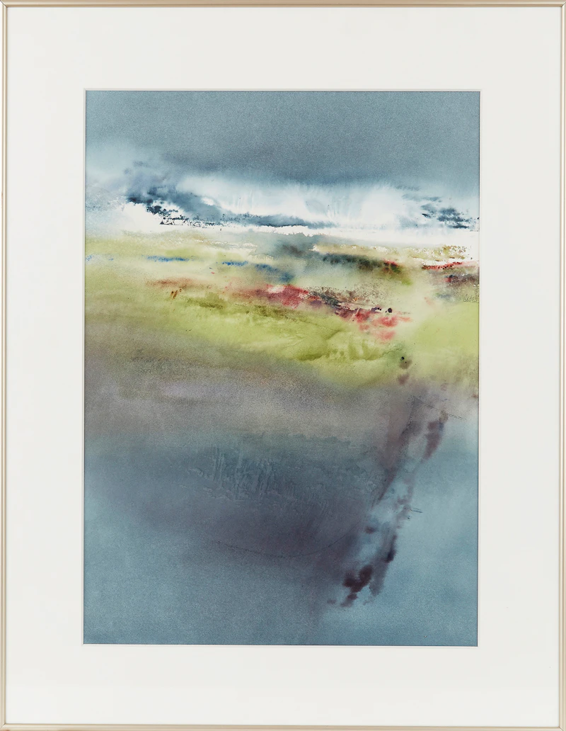 Raymond Victor Cattell, Marsh Morning, watercolour - view 2