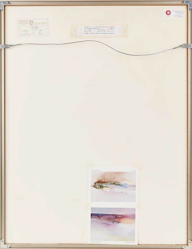 Raymond Victor Cattell, Marsh Morning, watercolour - view 3