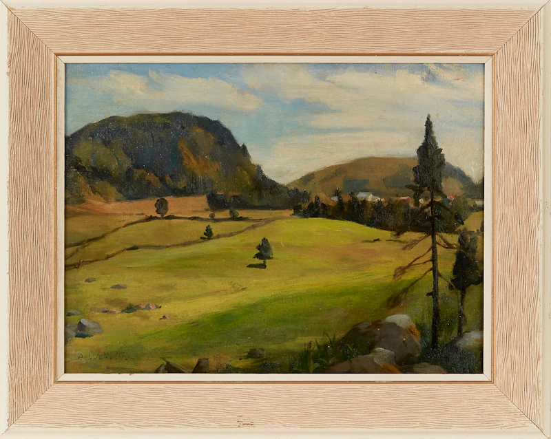 Canadian School, St. Sauveur, oil on canvas - view 2