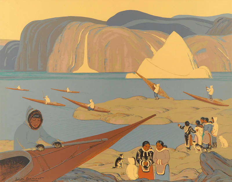 Departure for the Hunt by Thomas Harold Beament