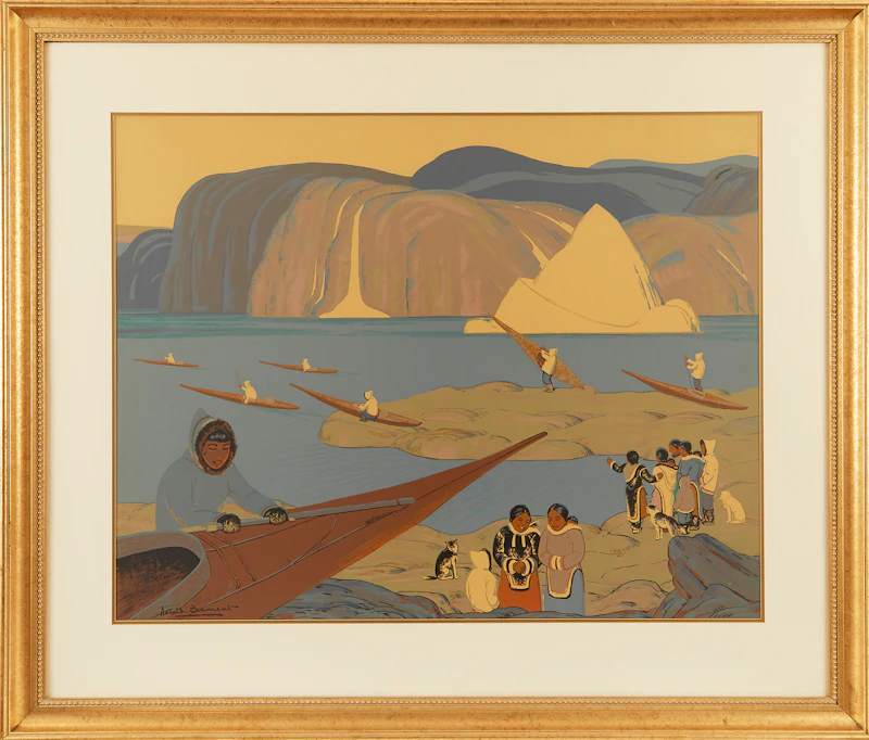 Thomas Harold Beament, Departure for the Hunt, Sampson Matthews silkscreen - view 2
