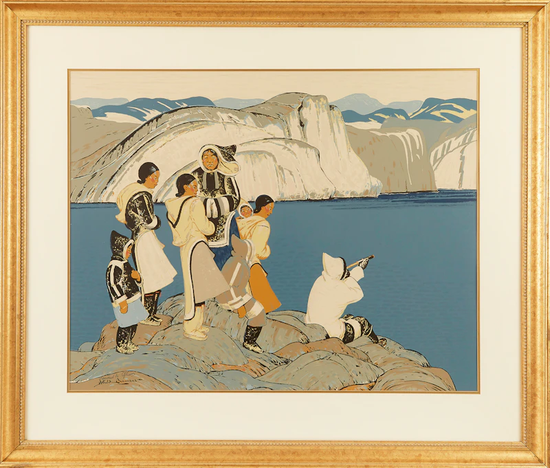 Thomas Harold Beament, The Waiting Ones, Sampson Matthews silkscreen - view 2