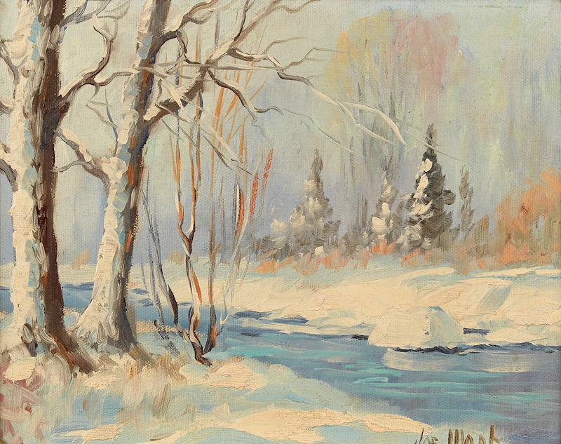 Winter Landscape by Joseph Monk