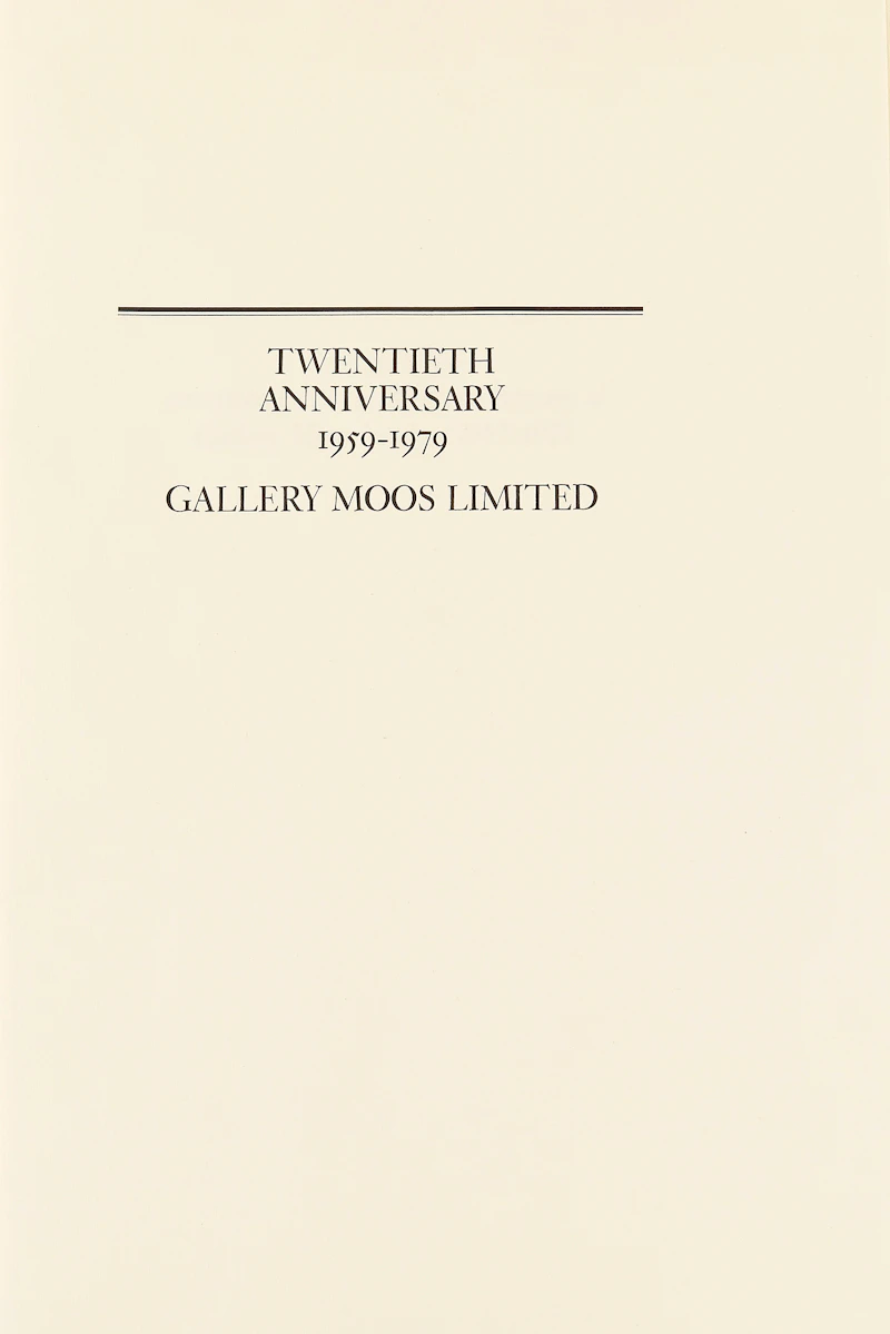 Walter Bachinski, Ken Danby, John Esler, Alex Janvier, Rita Letendre, Bernard Mulaire, Pitseolak, Don Phillips, Ed Porter and Noboru Sawai, Twentieth Anniversary - 1959/1979 Gallery Moos Limited, collection of ten prints, 1979 - view 11