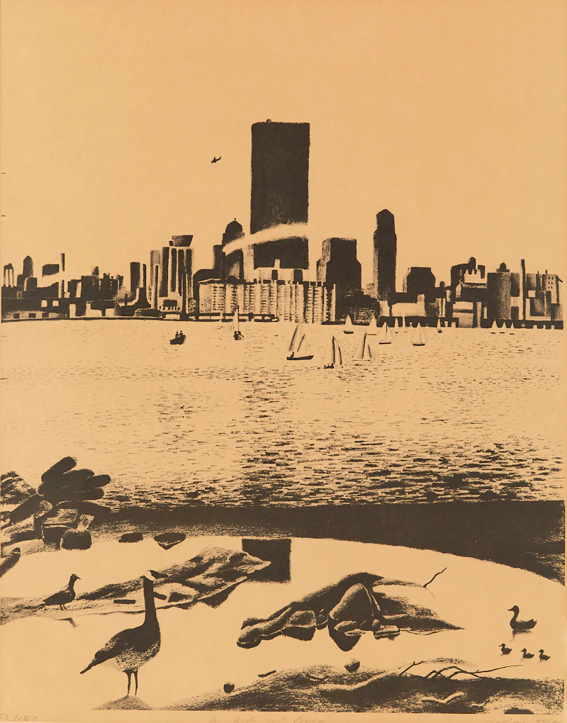 Untitled (View from Toronto Island) by Christiane Pflug