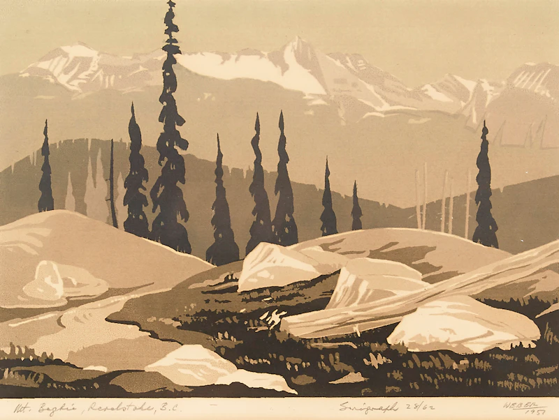 Mt. Baglie, Revelstoke, BC by George Weber