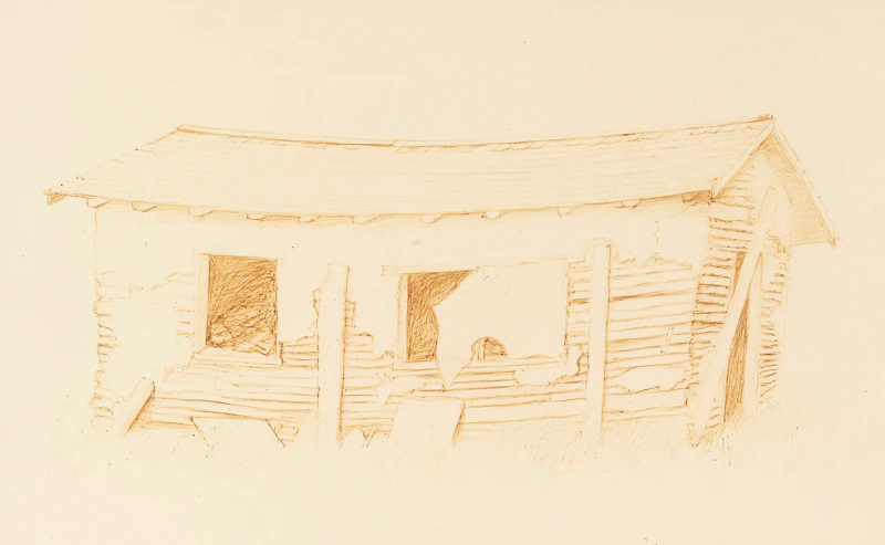 William Kurelek, Abandoned Pioneer Chicken Coop
