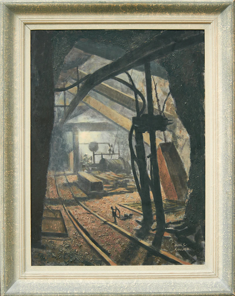 Alan Caswell Collier, The 4025 Hoist, McIntyre, oil on board - view 2