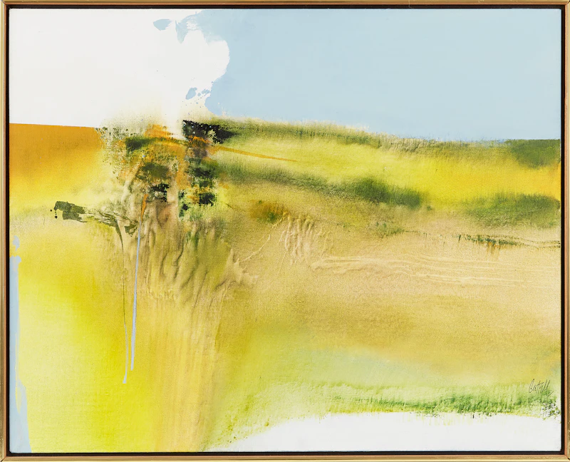 Raymond Victor Cattell, Summons Cornerstone, acrylic on canvas - view 2