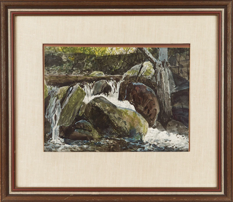 Thomas de Vany Forrestall, Spring Fed, watercolour, 1979 - view 2
