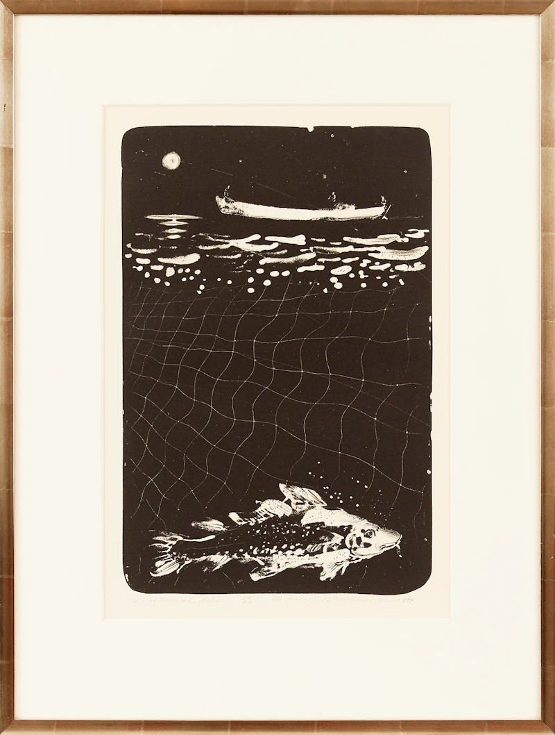 David Lloyd Blackwood, Nocturnal Isle, lithograph, 1994 - view 2
