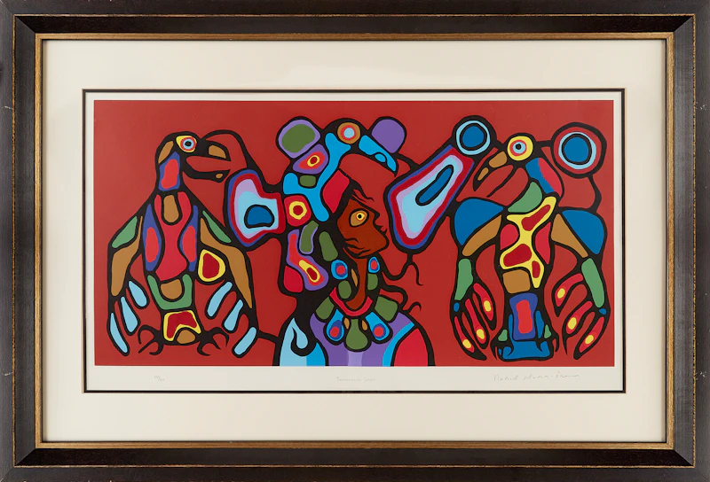 Norval Morrisseau, Thunderbird’s Spirit, colour serigraph - view 2