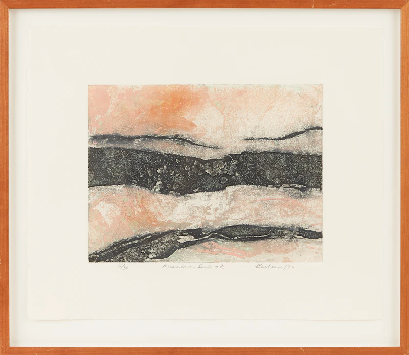 Edward John Bartram, Precambrian Suite #2, etching, 1992 - view 2