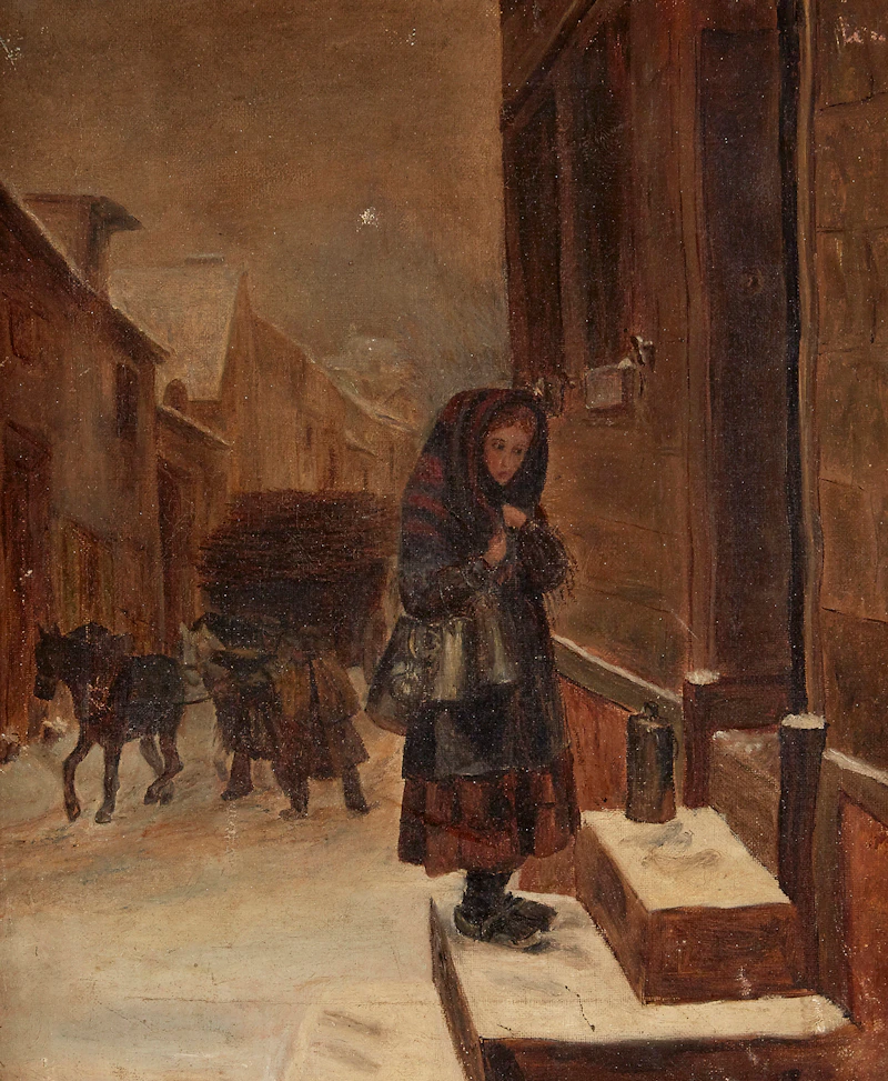 The Milk Delivery by Gladys Graham