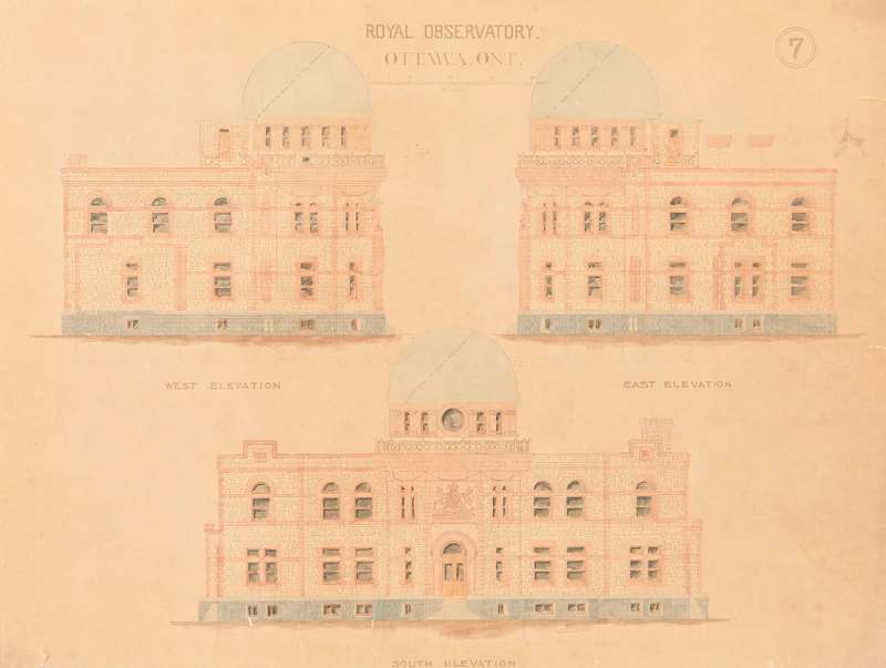 David Ewart, Drawings of The Royal Observatory, Ottawa (1902)