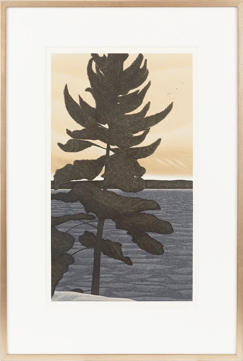 Jeremy Smith, Pine Tree, Burnegie, screenprint, 1993 - view 2