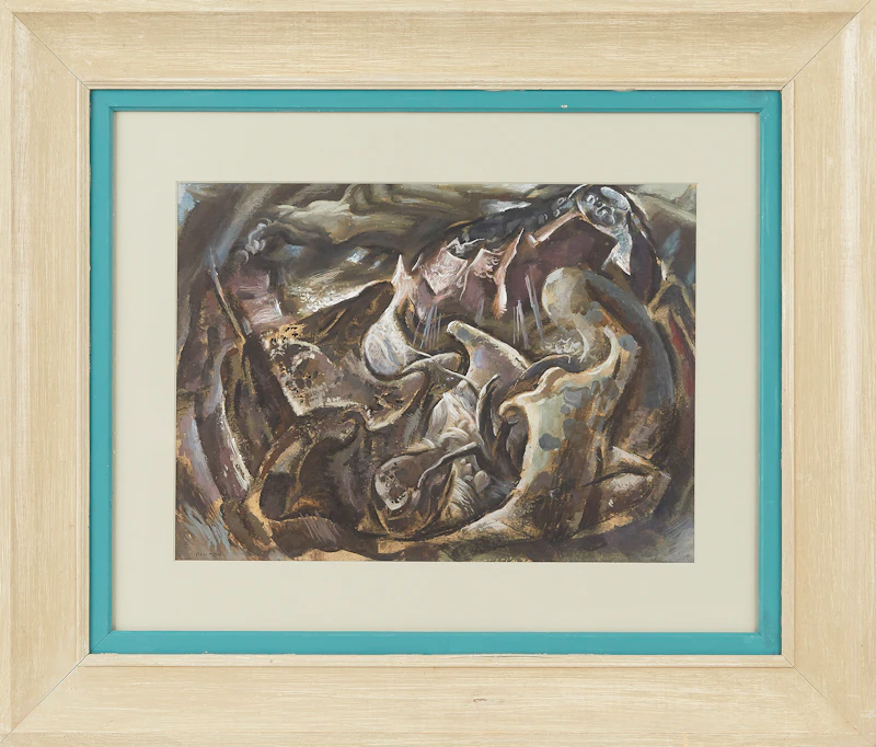 Lawrence Arthur Colley Panton, Untitled, mixed media on card - view 2