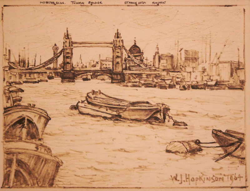 William John Hopkinson, Seven Works of Art, felt marker on paper - view 2