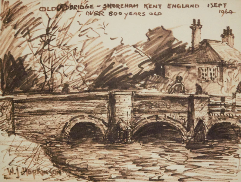William John Hopkinson, Seven Works of Art, felt marker on paper - view 3